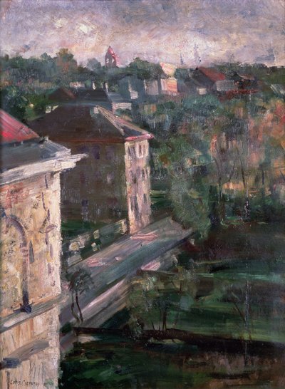 Schwabing, 1891 by Lovis Corinth